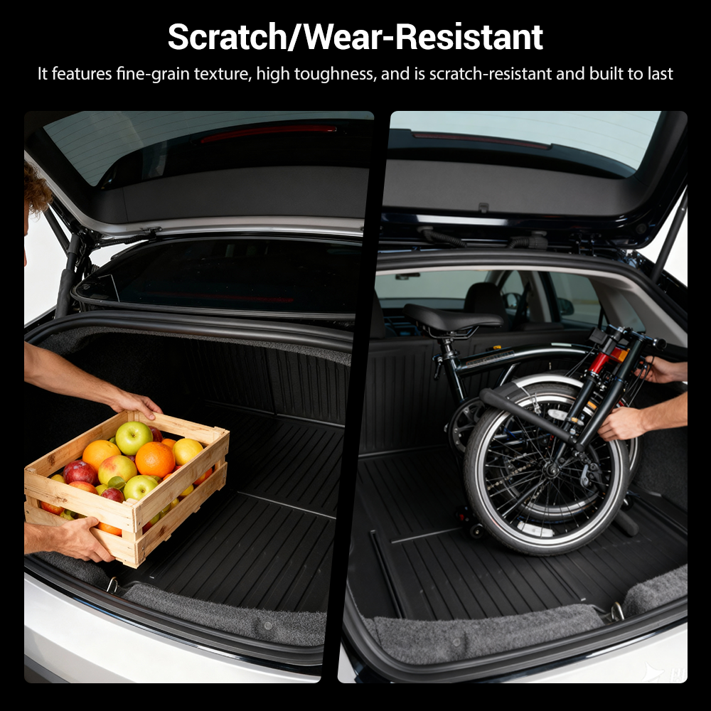 Trunk Mat With Backrest Mat for Tesla Model 3 Highland - Teskay