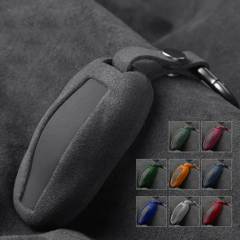 Alcantara Tesla Key Fob Cover For Model S/3/Y (2012-2023) - Teskay