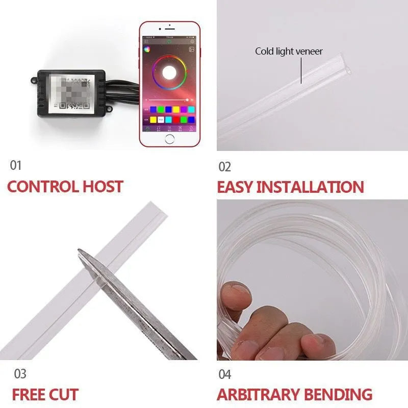 Interior Car Neon Lights Tesla Model 3(2019-2023)/ Y(2020-2023) - Teskay