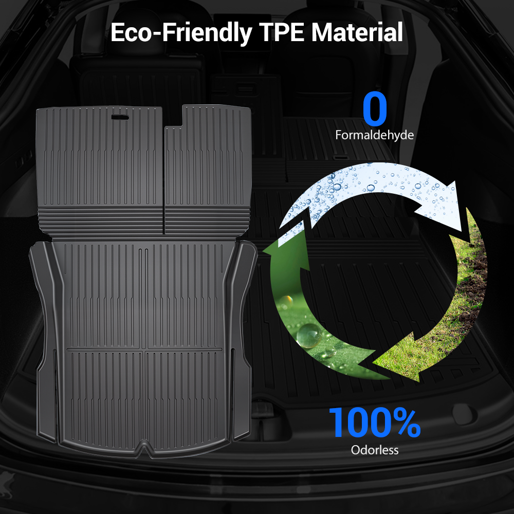 Trunk Mat With Backrest Mat for Tesla Model 3 Highland - Teskay