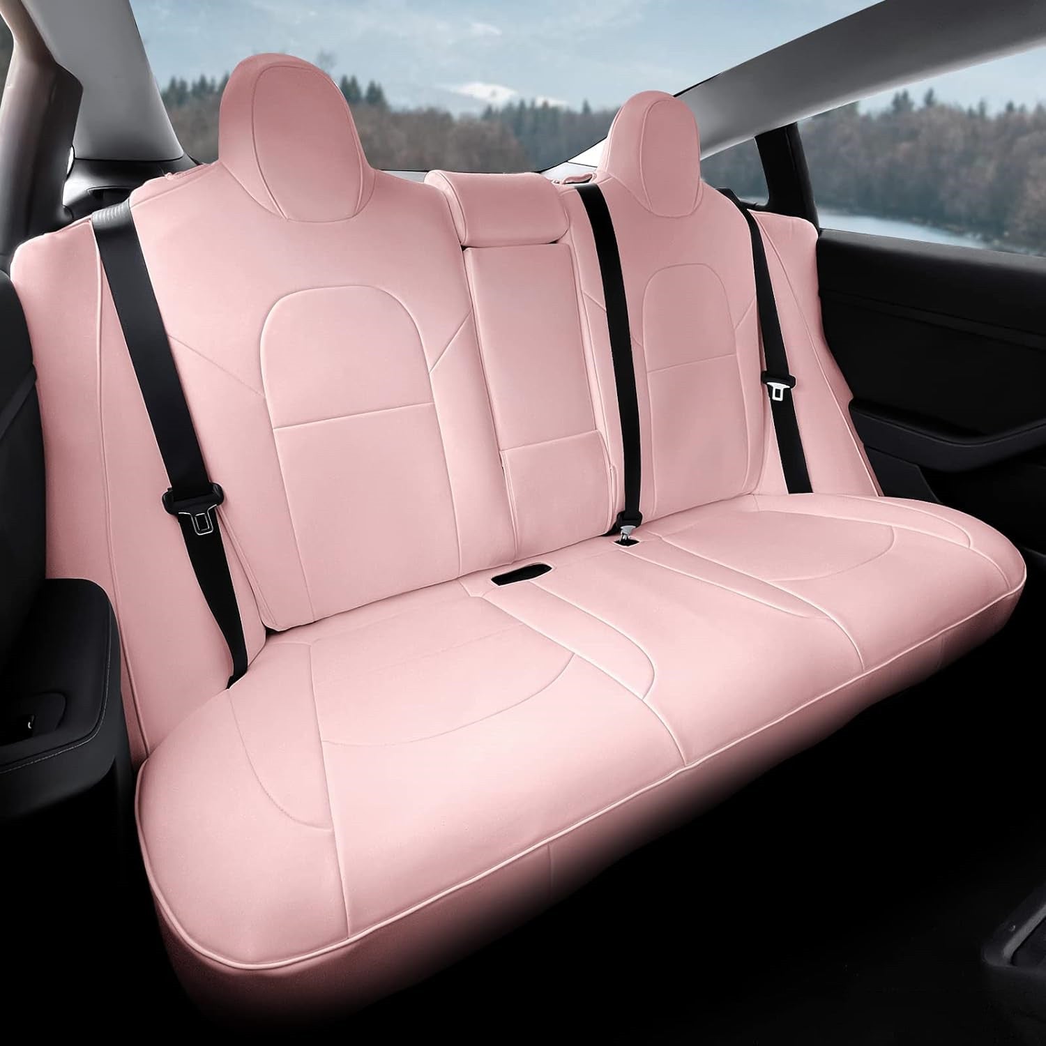 Seat Covers for Only Front Seats/Rear Seats for Tesla Model 3 & Model Y (5 Seater) - Teskay