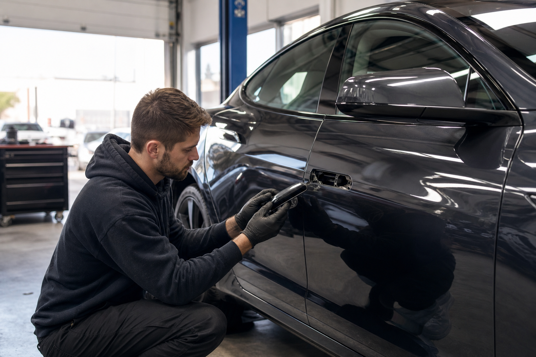 Tesla Model S maintenance scene for model s door handle repair cost