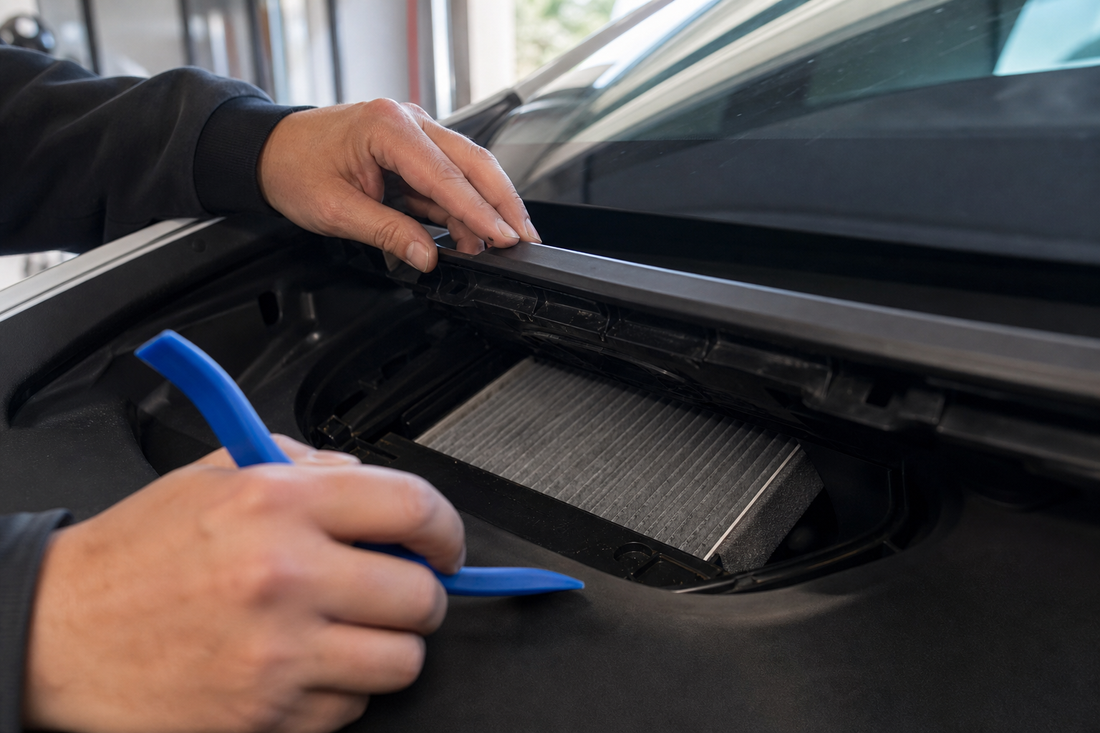 Tesla Model 3 2024+ / current cabin air filter maintenance