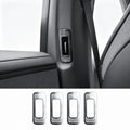 B & C-Pillar Air Vent Trim Covers for Model YL 6-Seat (4PCS) Black Titanium