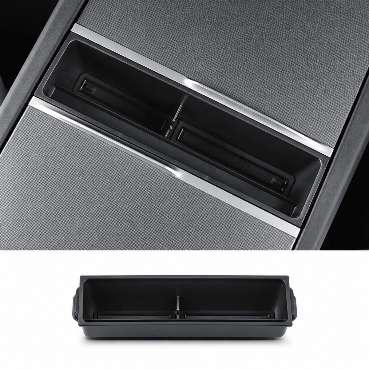 Center Console Panel Storage Box for Model Y Juniper & Model 3 Highland & Model YL