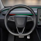 Dry Carbon Fiber Steering Wheel Trim Cover Kit for Model Y Juniper Premium / Model Y Standard / Model YL