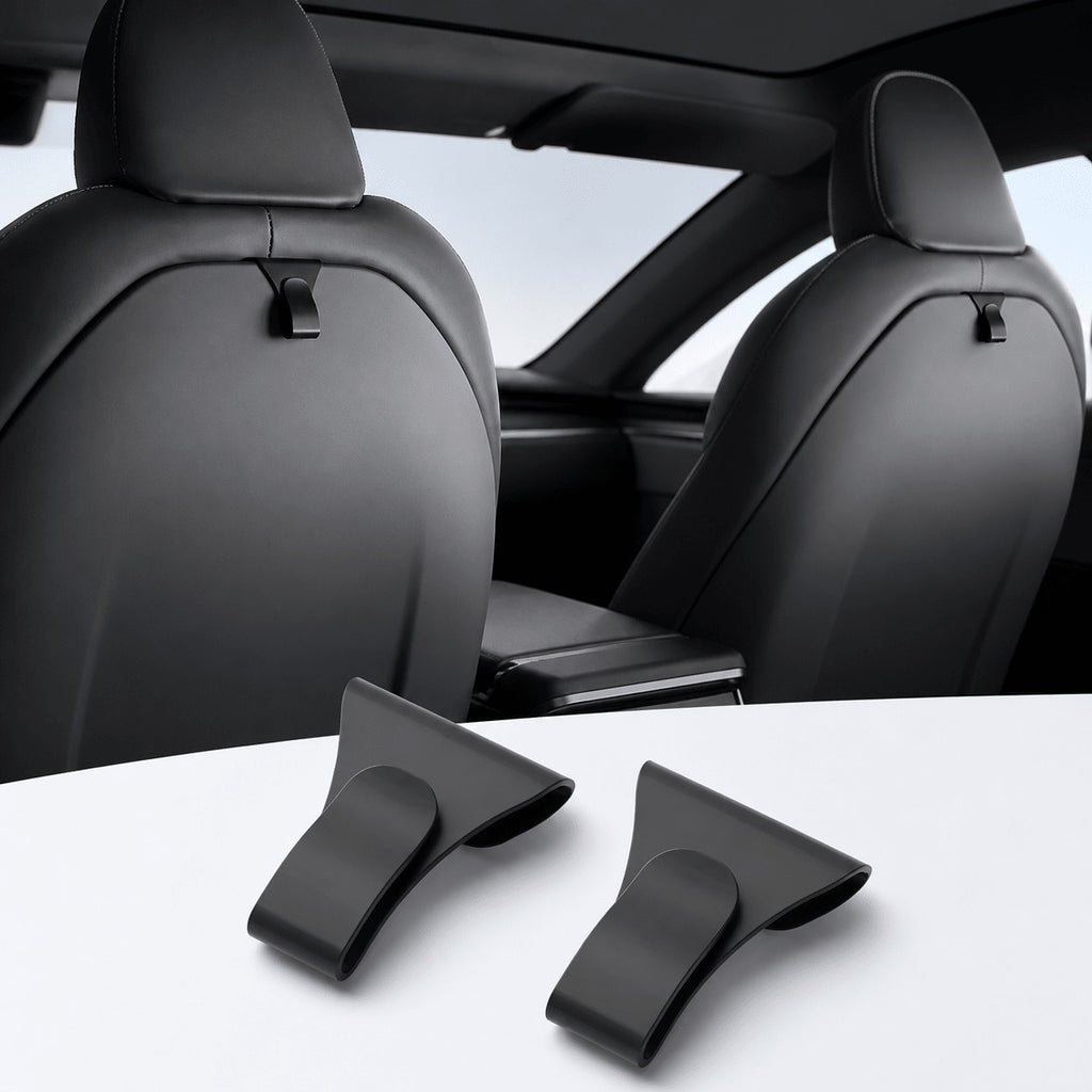 Front Seat Back Storage Hooks for Tesla Model S / X 2023+ (2pcs)