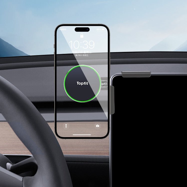 Magnetic Wireless Charging Phone Holder For Model 3 Highland/Y