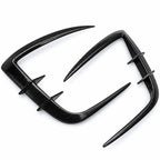 Real Carbon Fiber Front Intake Air Blades Trim for Model Y Juniper & Model YL 6-Seater