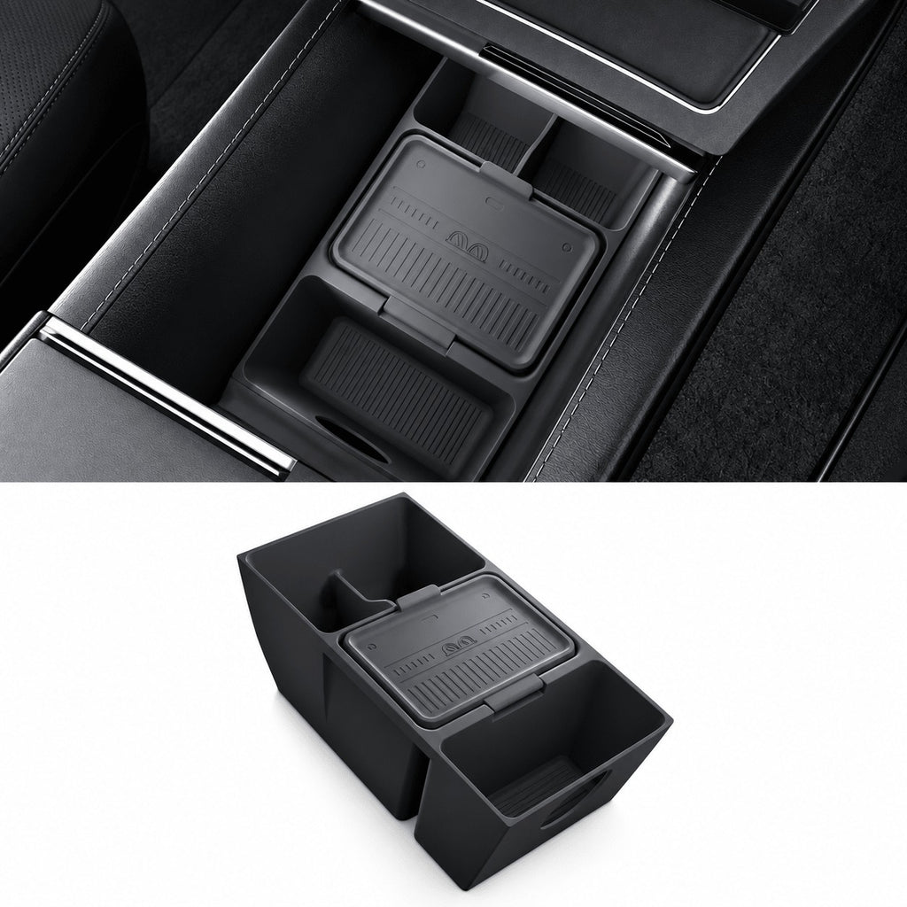 Silicone Center Console Storage Organizer for Model Y Juniper 2025+
