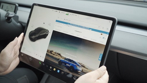 4 Way Adjustable Swivel Screen Mounting Kit For Model Y Juniper / Model 3 Highland - Upgrade Version