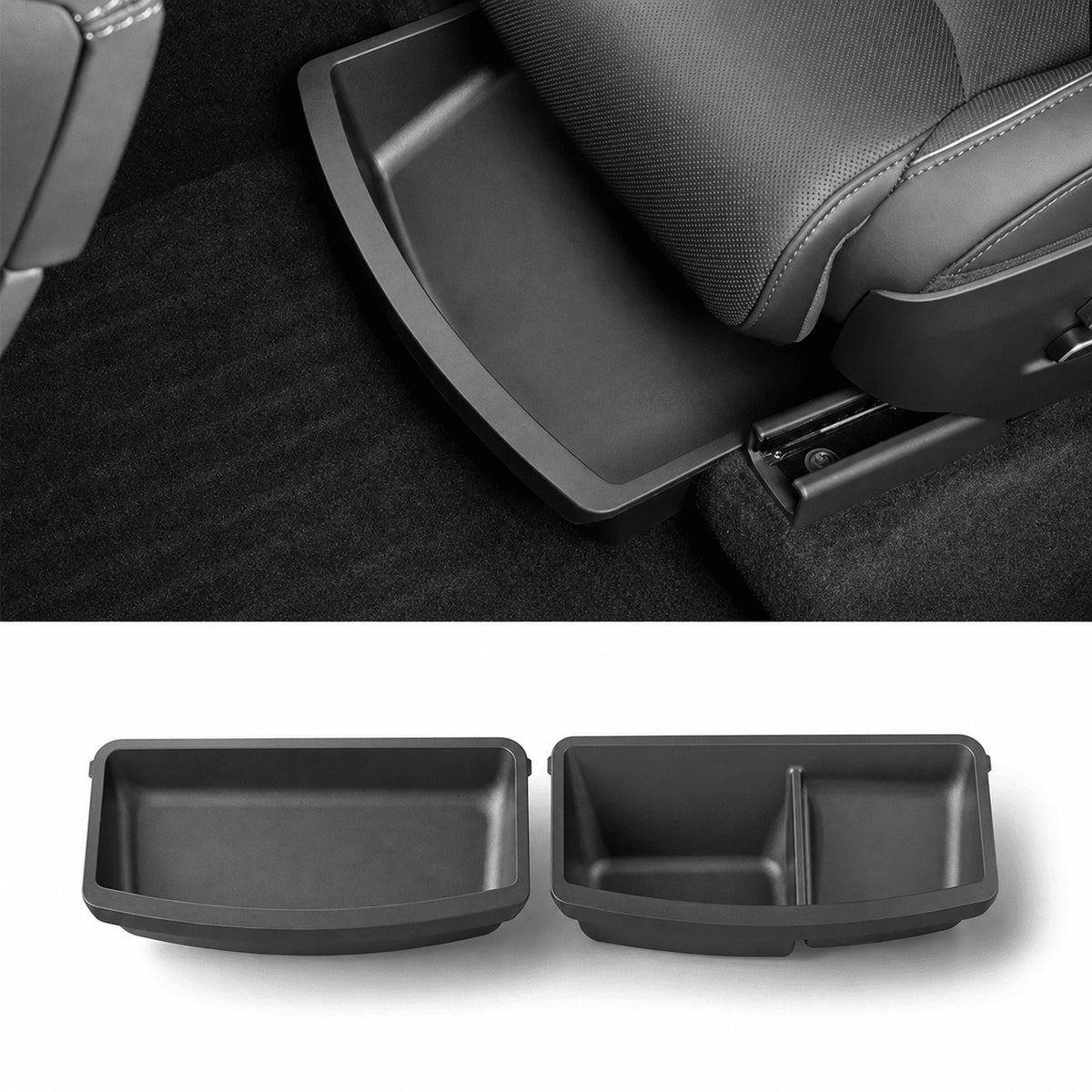 Under Front Seat Storage Box for Model YL 6-Seater