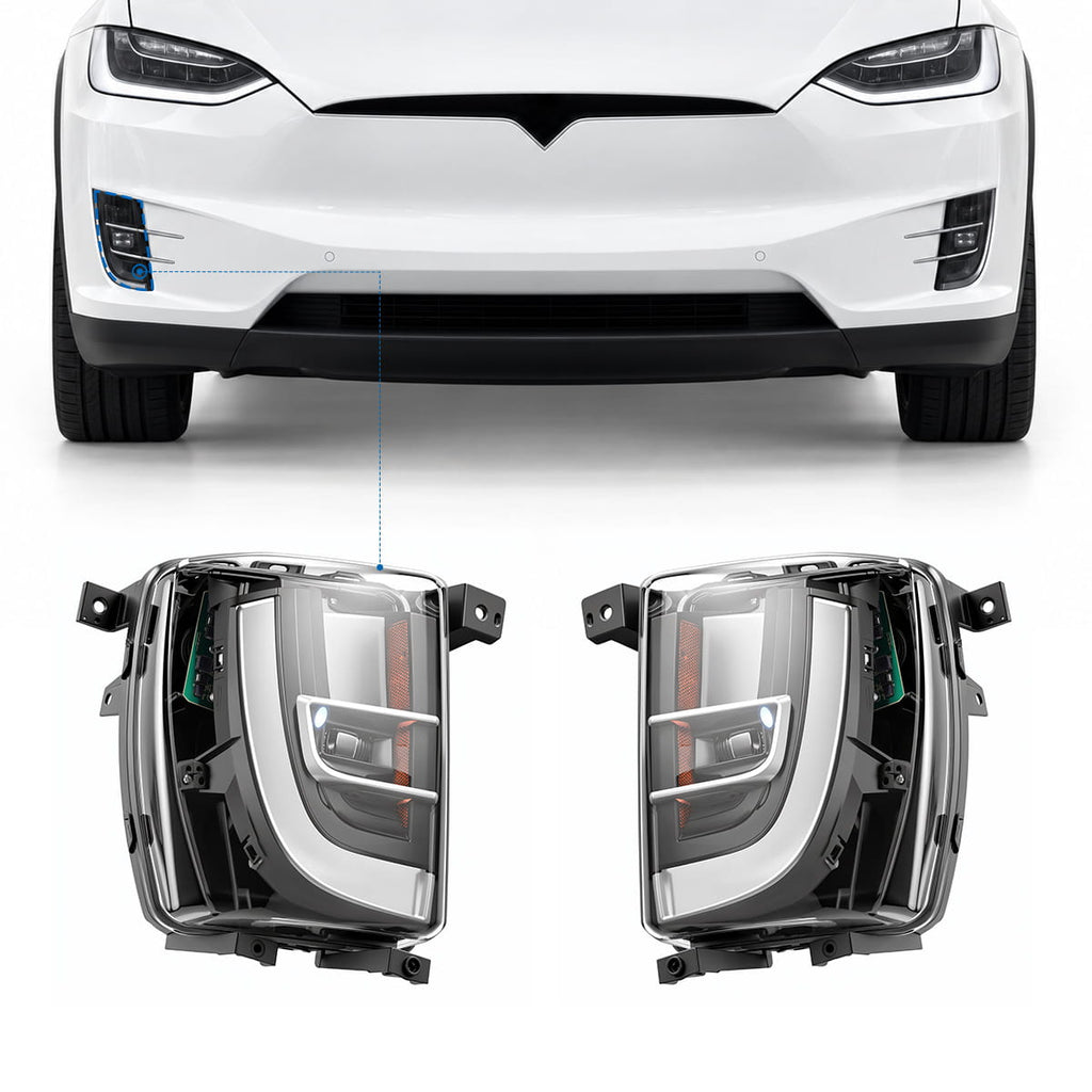 LED Fog Light Replacement for Model X (16-20)