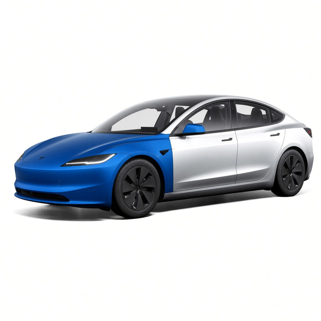 TPU Glossy Full Front Car Paint Protection Film (PPF) for Tesla Model 3 Model 3 Highland (2024+)