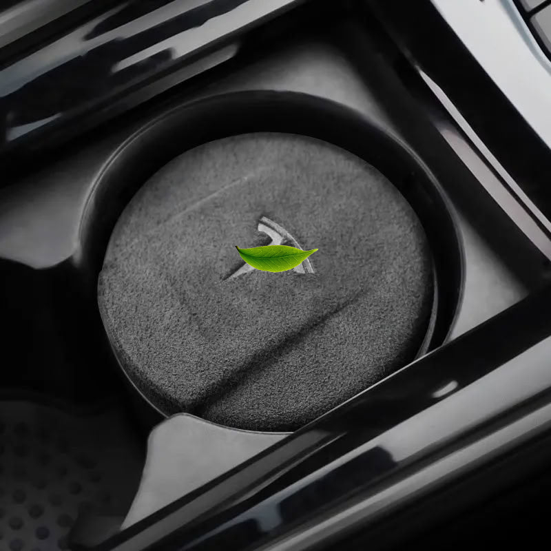 Cup Holder Suede Ashtray for Tesla Model 3/Y/S/X