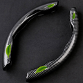Faux Carbon Fiber Texture Anti-Slip Steering Wheel Cover for Tesla Model 3/Y/X/S