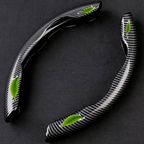 Faux Carbon Fiber Texture Anti-Slip Steering Wheel Cover for Tesla Model 3/Y/X/S
