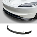 Real Carbon Fiber Aero Front Lip Spoiler for Model 3 Highland 2024+