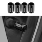 Tire Valve Caps for Tesla Black
