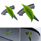 Bright Carbon Fiber Emblem Cover Sticker for Tesla Model 3 (2017-2023) / Y (2020-2024) 3-Piece Kit
