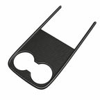 Real Carbon Fiber Center Console Cup Holder Cover Trim for Model Y Standard 2026+
