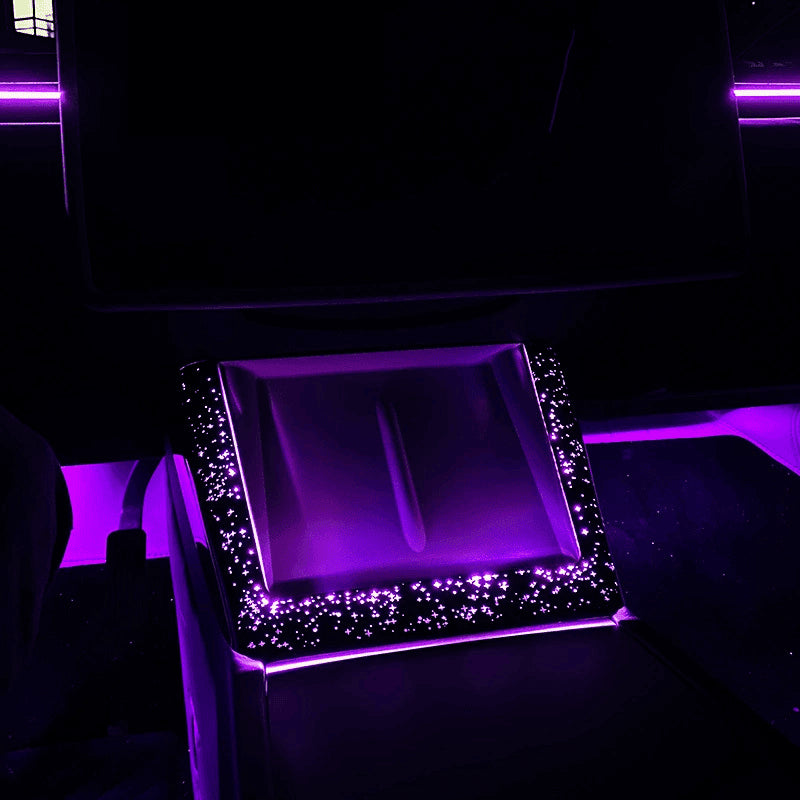 Starry Galaxy Wireless Charging Port Ambient Light for Model 3 Highland / Model Y Juniper