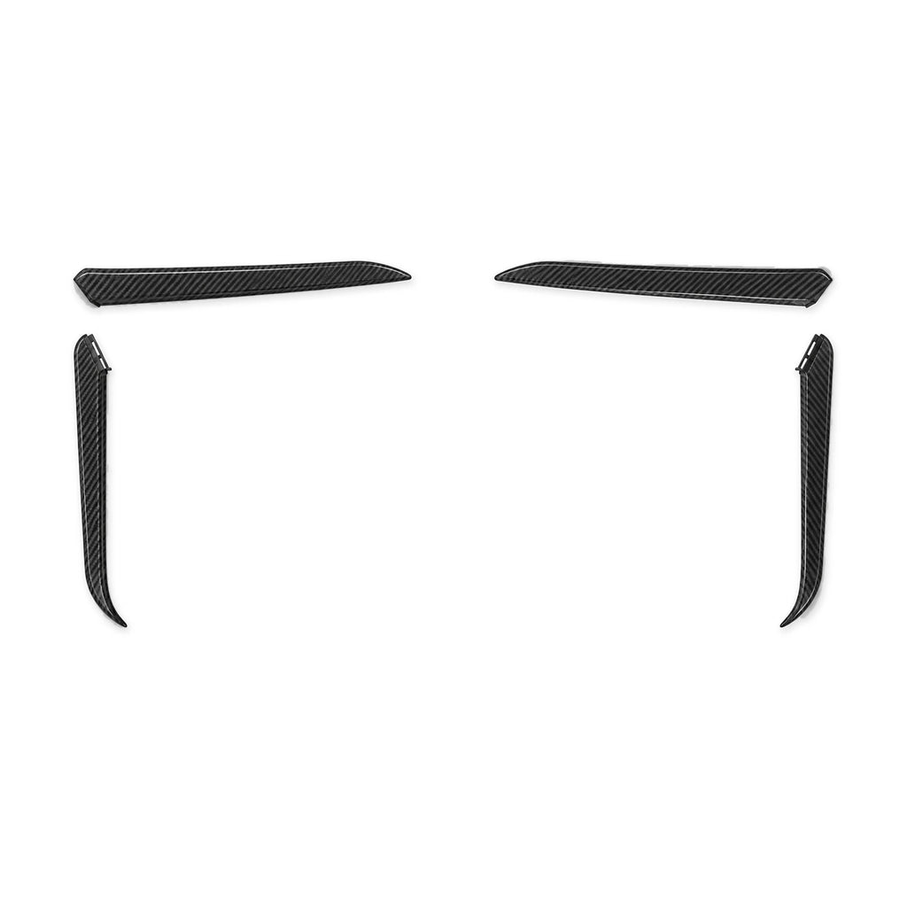 ABS Split Front Fog Light Bezel Cover for Model Y Juniper & YL 6-Seater