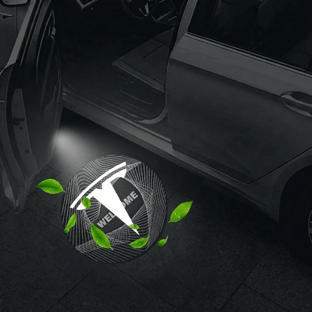 Dynamic 3D LED Puddle Lights for Model 3/Y (2017-Present) | 360° Adjustable
