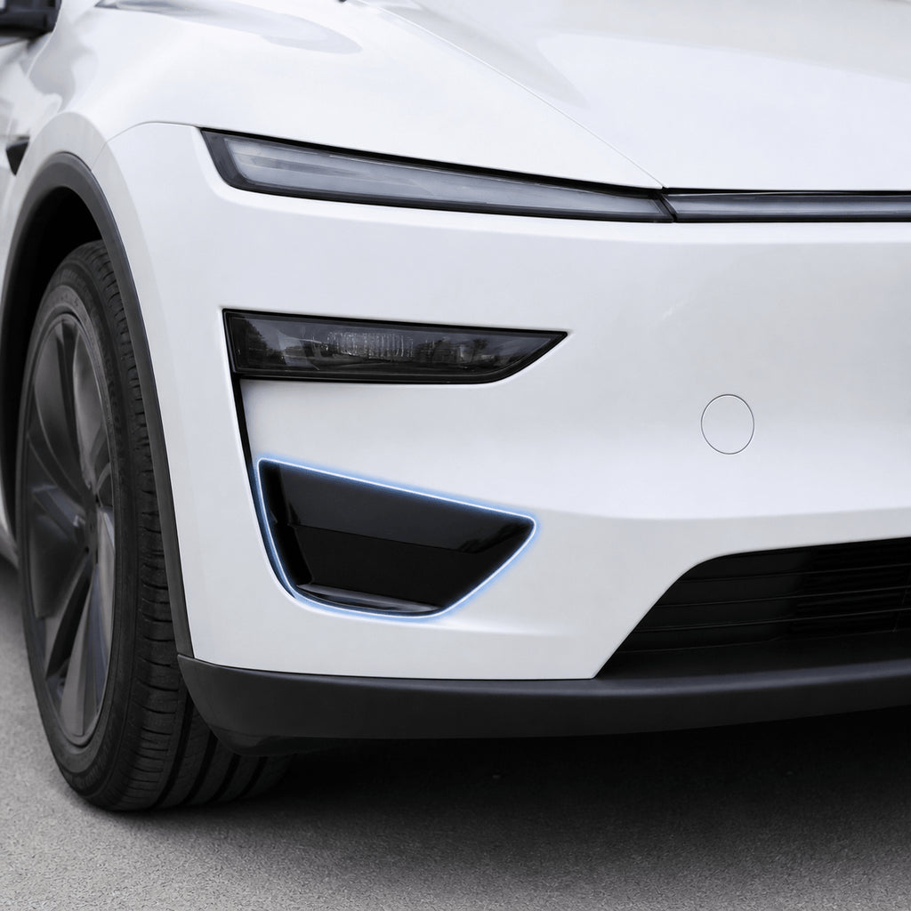 Front Bumper Fog Light Accent Trim Cover for Model Y Juniper / YL