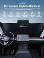 Front Windshield Sunshade for Model 3 / Model Y