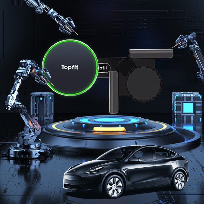 Magnetic Wireless Charging Phone Holder For Model 3 Highland/Y