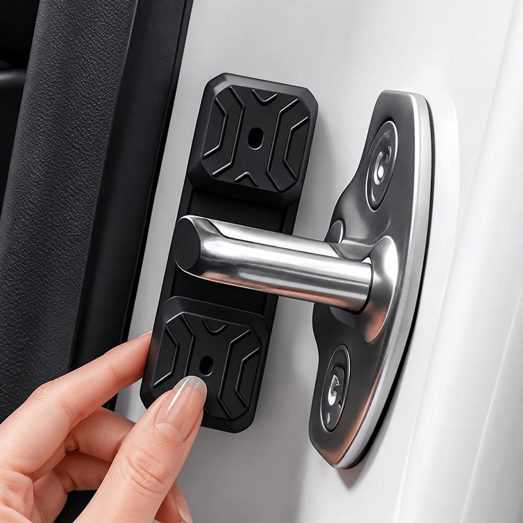 Magnetic Silicone Door Latch Dampers for Model 3 / Y (4-Pack)
