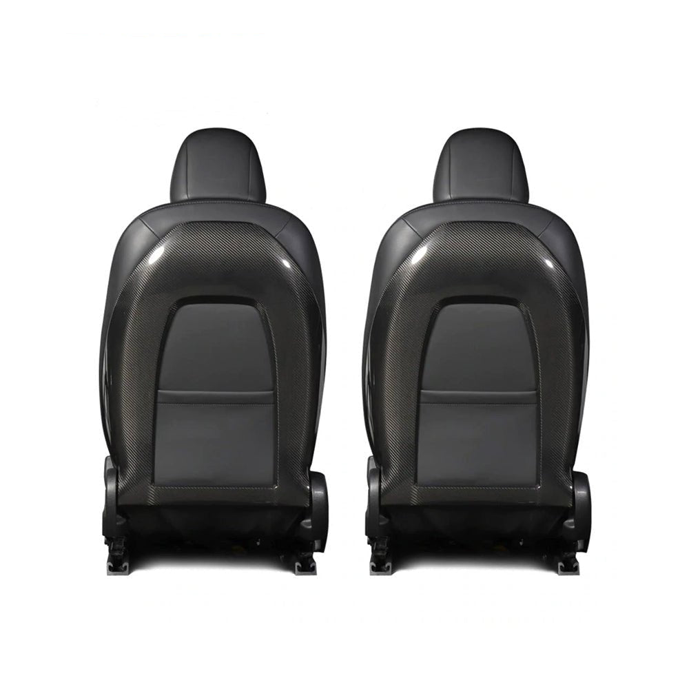Back Seat Cover for Model 3 / Y - Real Carbon Fiber Interior Mods