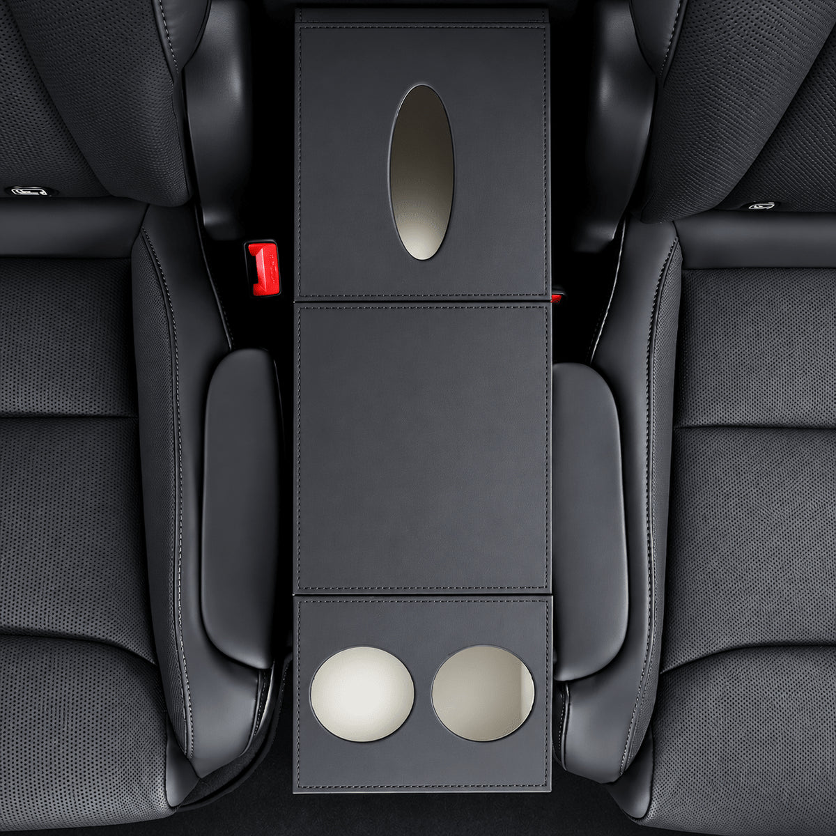 Second-Row Aisle Storage Organizer for Tesla Model YL 2026+ (6-Seater)