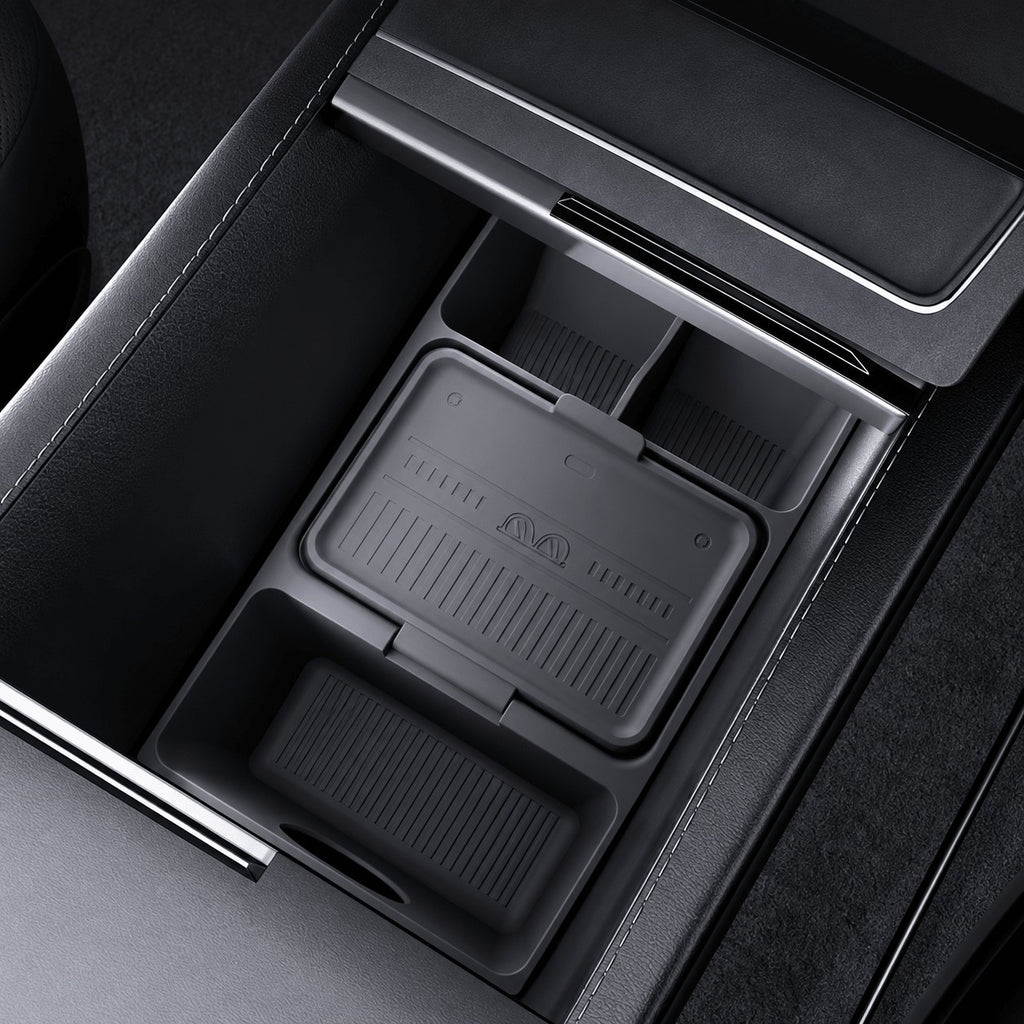 Silicone Center Console Storage Organizer for Model Y Juniper 2025+