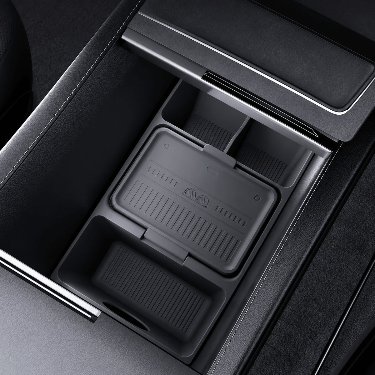 Silicone Center Console Storage Organizer for Model Y Juniper 2025+