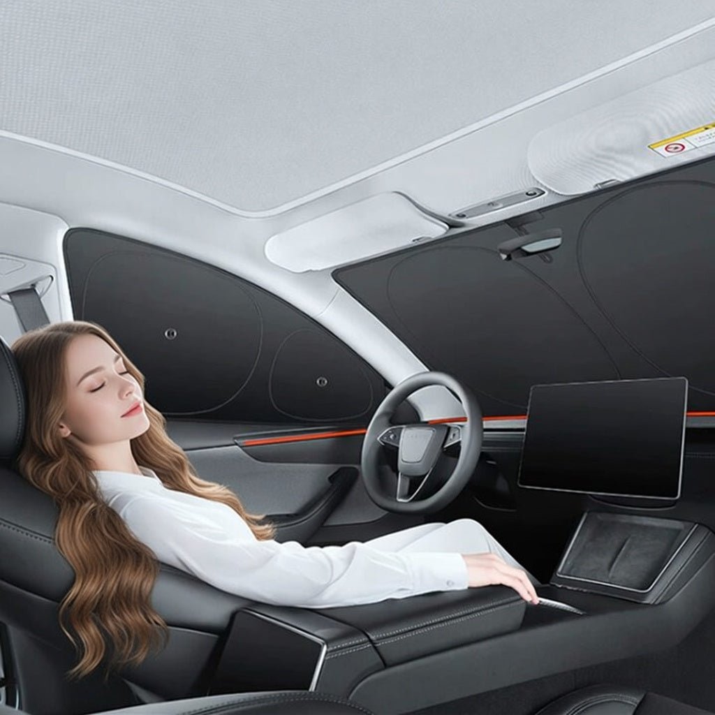 Full Car Sun Shade Set for Tesla Model YL 6-Seater