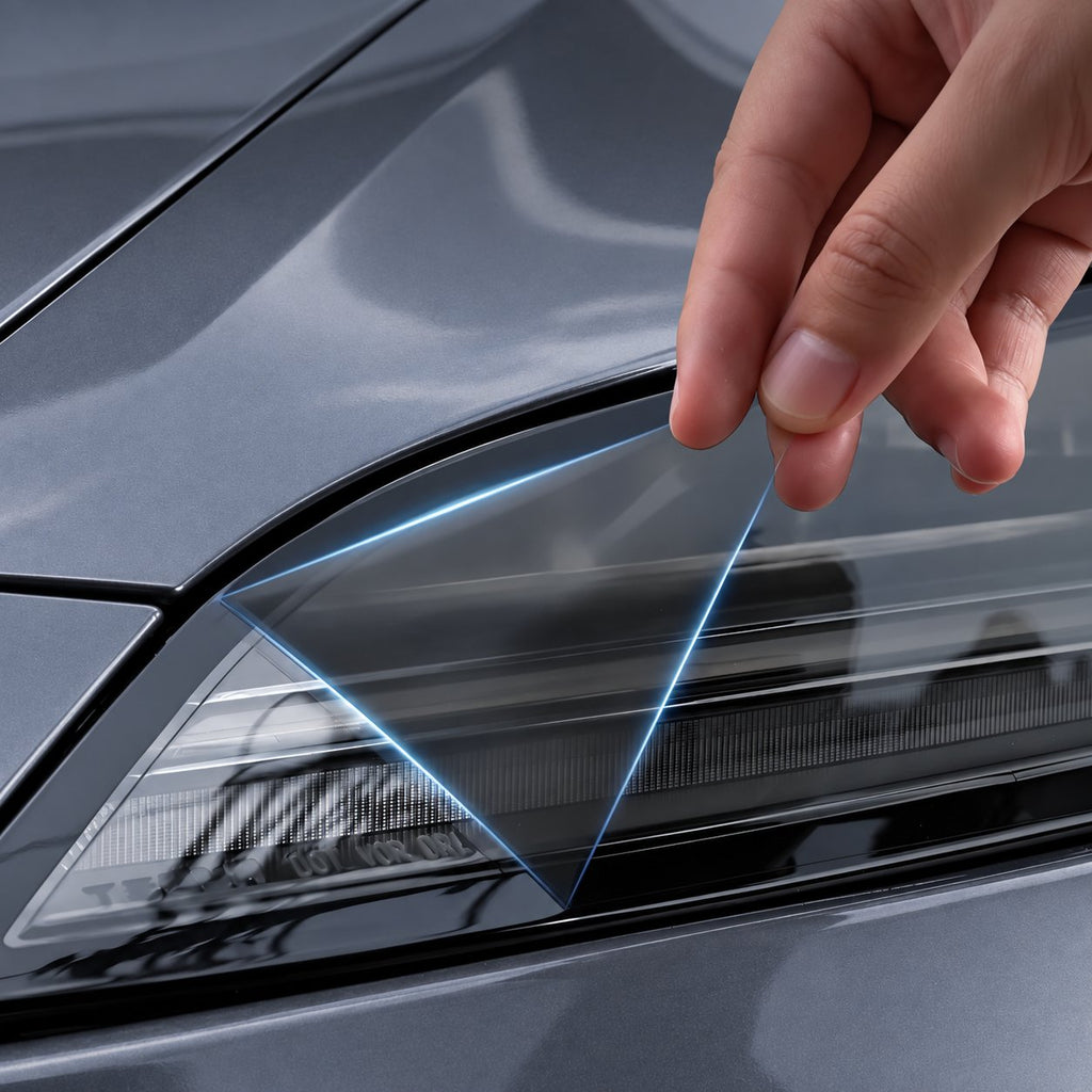 Pre-cut TPU Headlight Protection Film for Model Y | Clear, Smoked & Photochromic