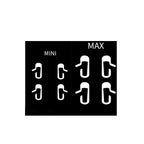 Glow-in-the-Dark Door Handle Stickers for Model 3 (8-Pack) | 2 Colors | Easy Find