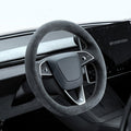 Alcantara Steering Wheel Cover for Model Y Juniper / Model 3 Highland / Model YL