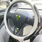 Tesla Model 3/Y Carbon Fiber Texture Steering Wheel Decorative Sticker