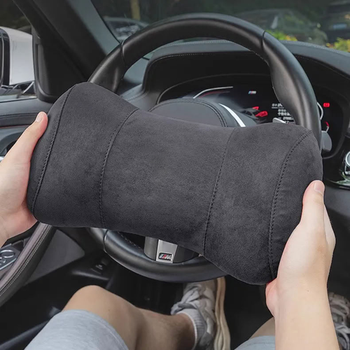 Memory Foam Headrest Pillow for Tesla Model S/3/X/Y（With Tesla Logo）