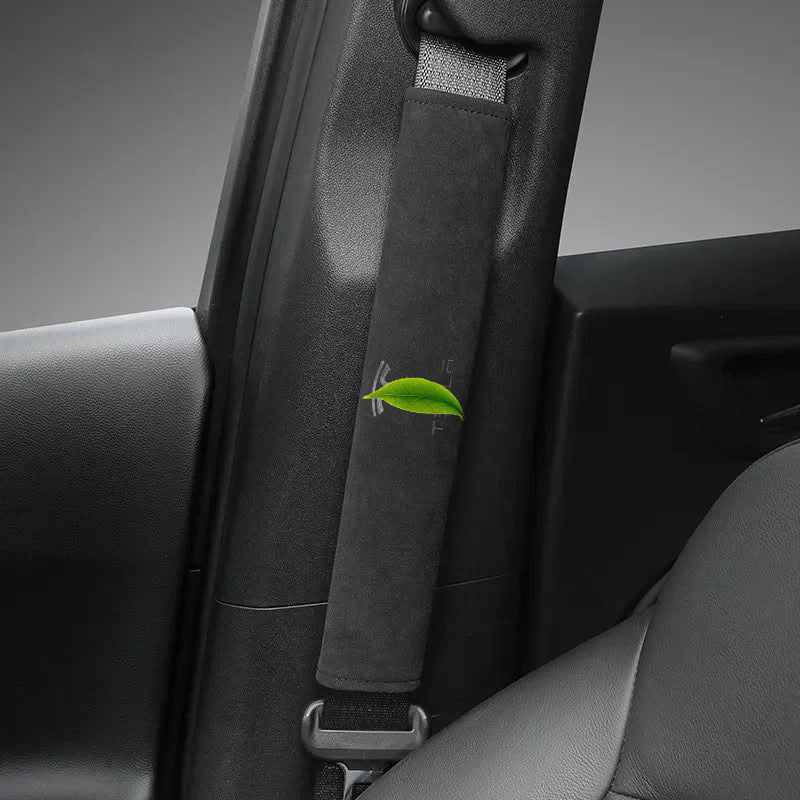 Alcantara Seat Belt Cover For Tesla Model 3/Y/X/S（No Year Limit）