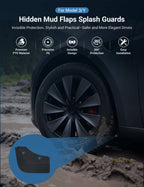 Hidden Mud Flaps Splash Guards for Model 3 Highland / Model Y Juniper