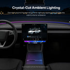 Model 3 Highland/Model Y Juniper Under Screen Crystal Dock | 3-in-1 Ambient Light, Aromatherapy & USB Fast Charging