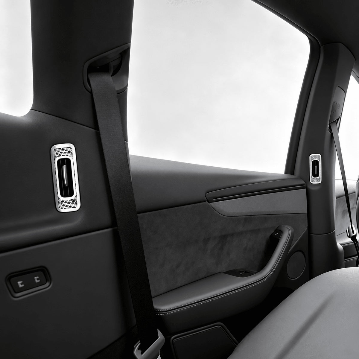 B & C-Pillar Air Vent Trim Covers for Model YL 6-Seat (4PCS)