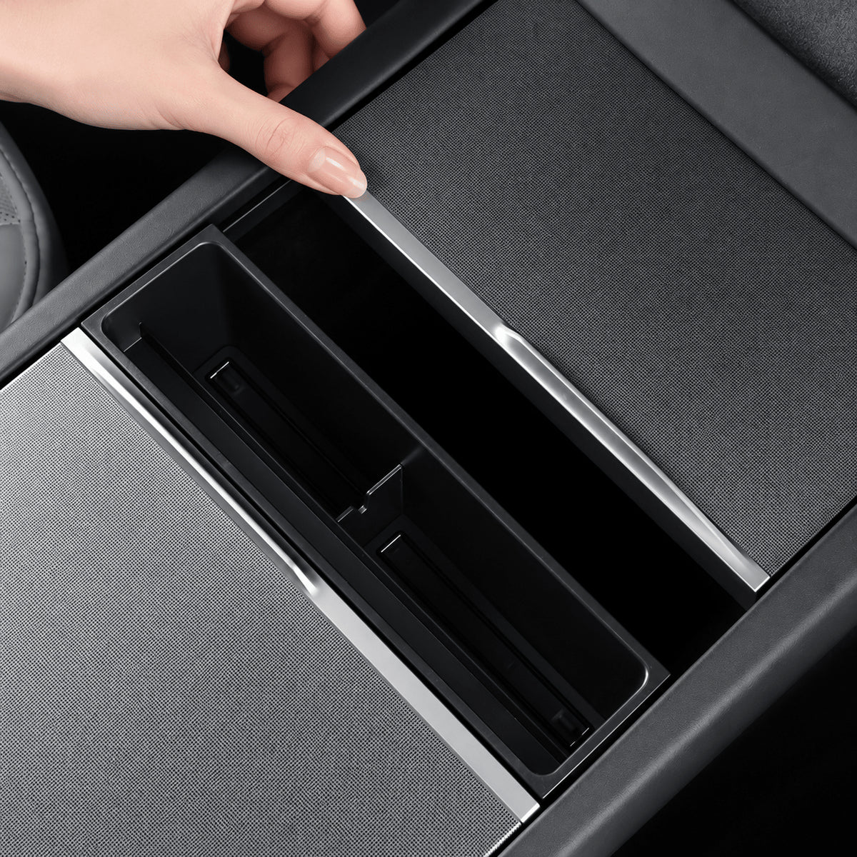 Center Console Panel Storage Box for Model Y Juniper & Model 3 Highland & Model YL