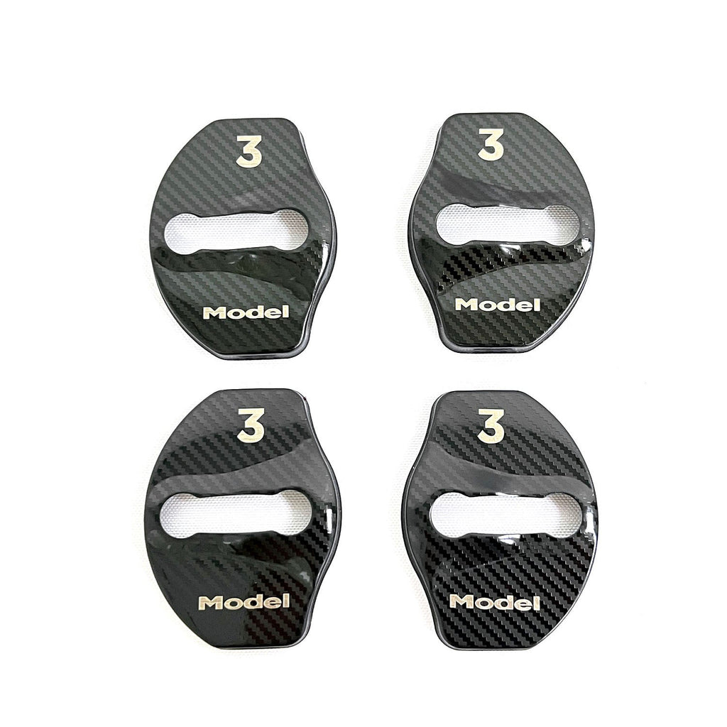 Door Lock Buckle Cover [4 pcs] for Tesla Model 3 & Model Y