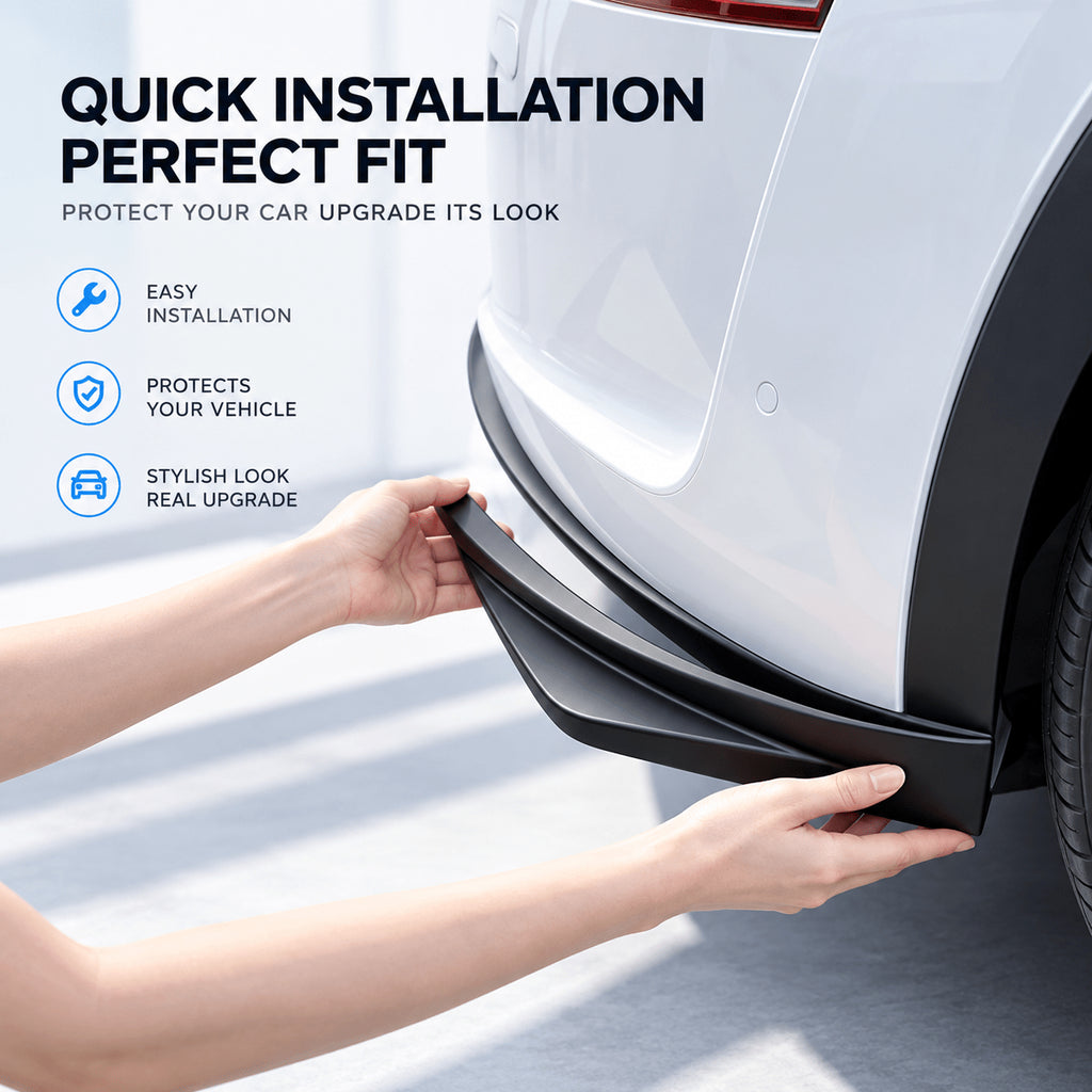 Front Bumper Corner Guards for Tesla Model Y Juniper / Model YL (2-Piece) | ABS