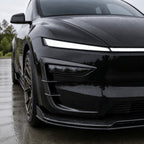 Real Carbon Fiber Front Intake Air Blades Trim for Model Y Juniper & Model YL 6-Seater